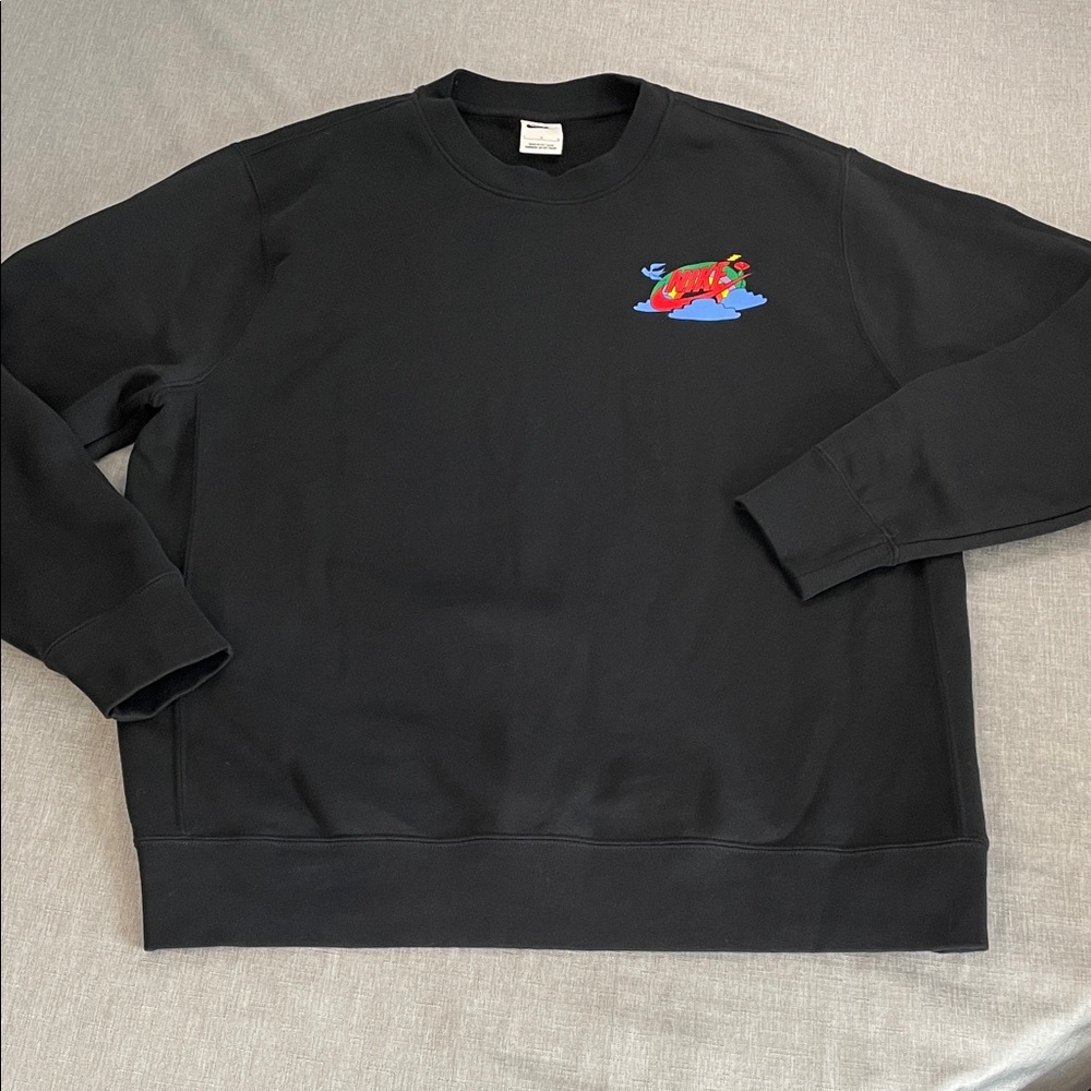 Nike Crewneck Sweatshirt Have a Nike Day Rainbow Logo Unique Mens Large Retro